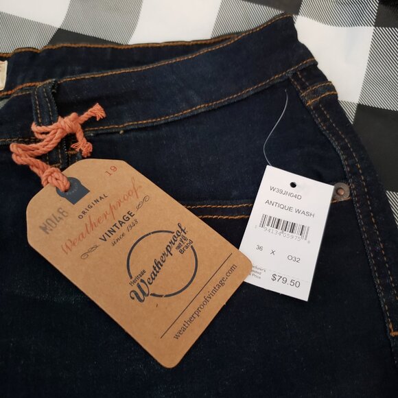 Men’s Vintage Comfort Blue Jeans NWT 36x32 - Picture 2 of 9